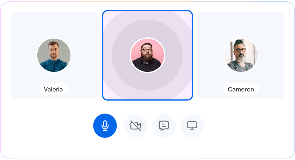 Voice & Video in the Same Conversation